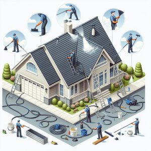 Gutter and roof cleaning