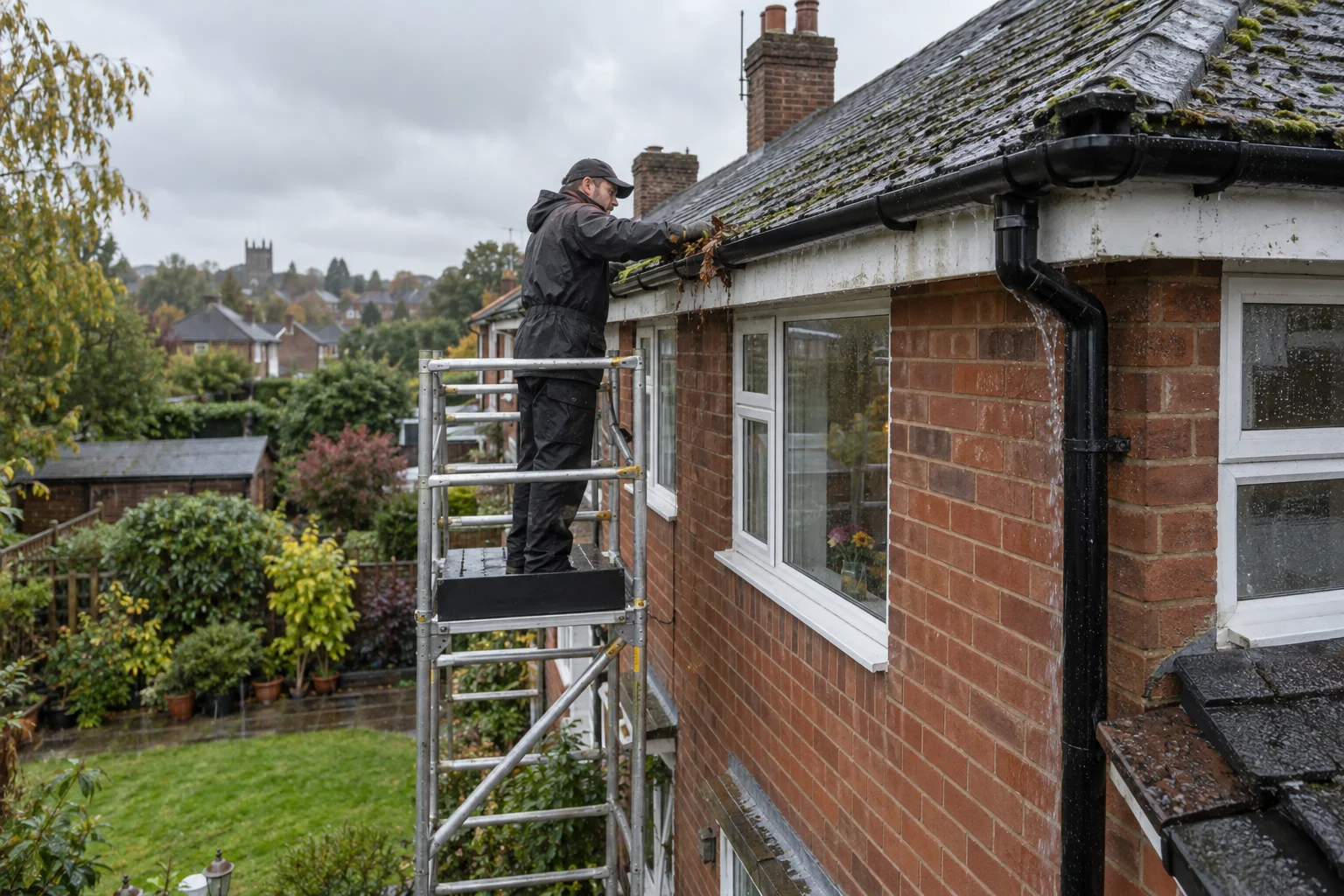 gutter cleaning Market Drayton
